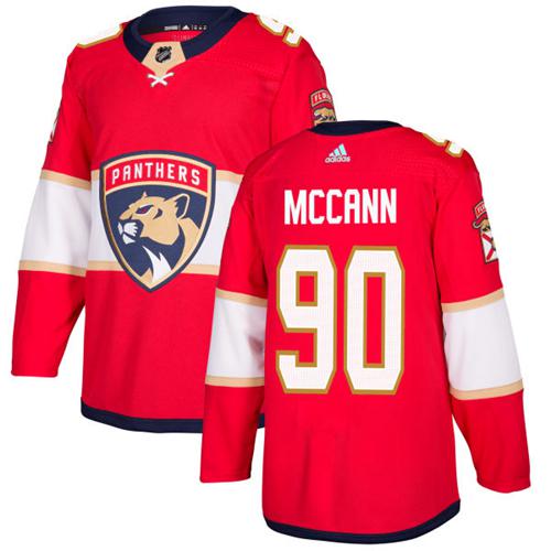 Adidas Men Florida Panthers #90 Jared McCann Red Home Authentic Stitched NHL Jersey->florida panthers->NHL Jersey